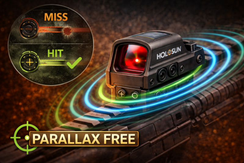 Parallax Free konstrukce - Holosun